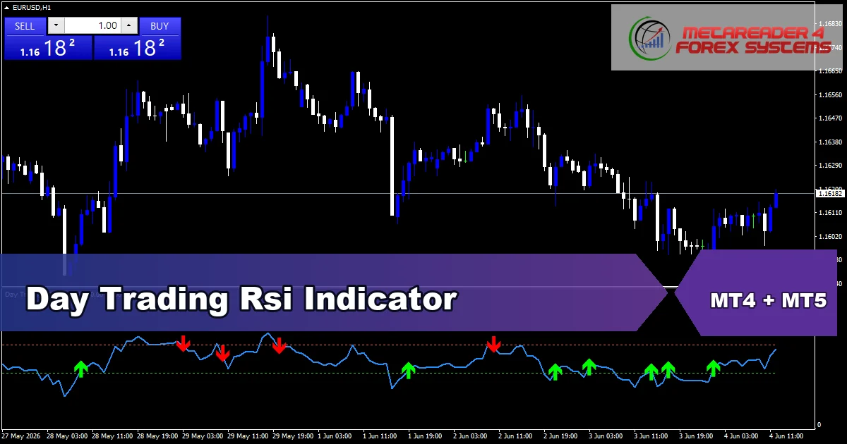 Day Trading Rsi - MT4 and MT5 indicator featured image