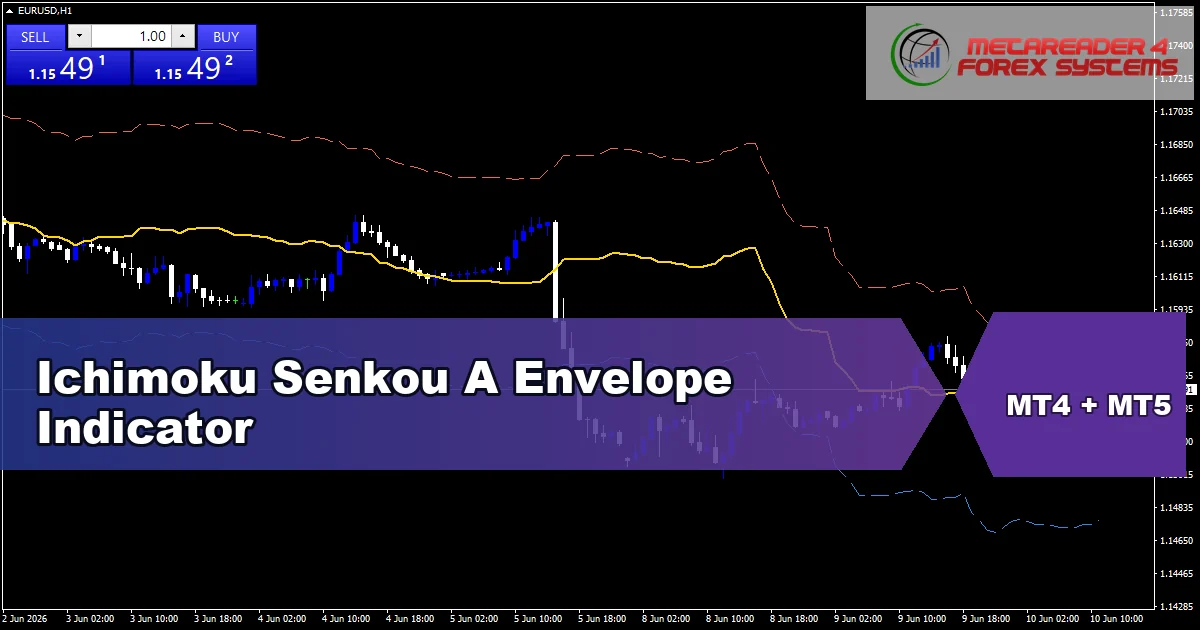 Ichimoku Senkou A Envelope - MT4 and MT5 indicator featured image