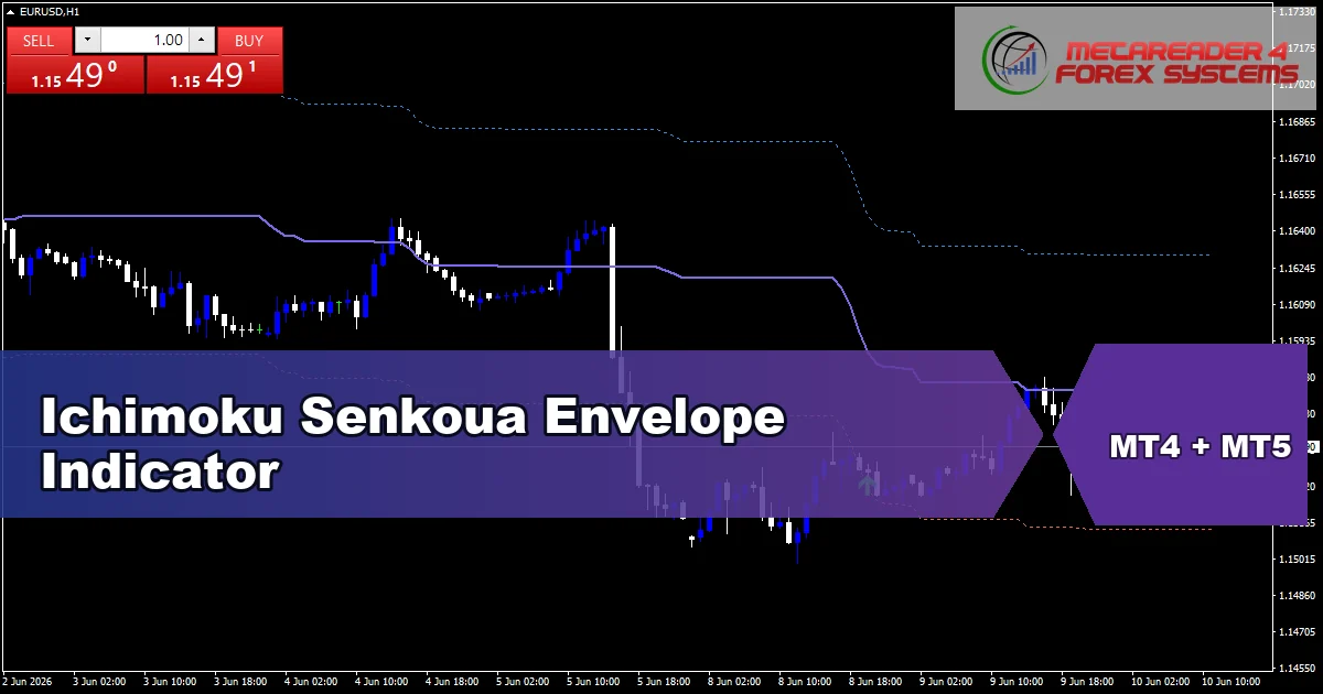 Ichimoku Senkoua Envelope Indicator - MT4 and MT5 indicator featured image