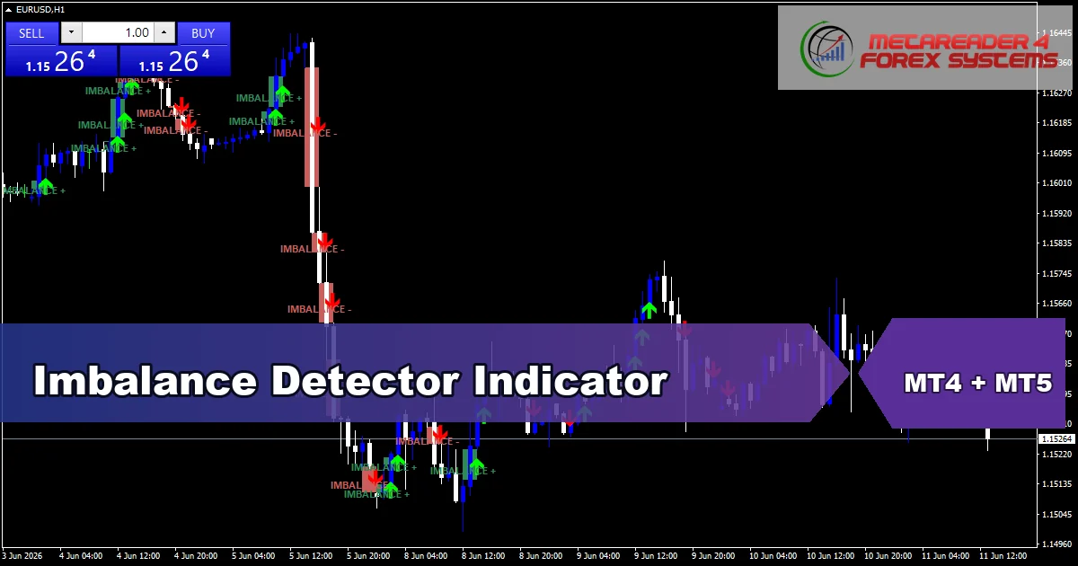 Imbalance Detector - MT4 and MT5 indicator featured image