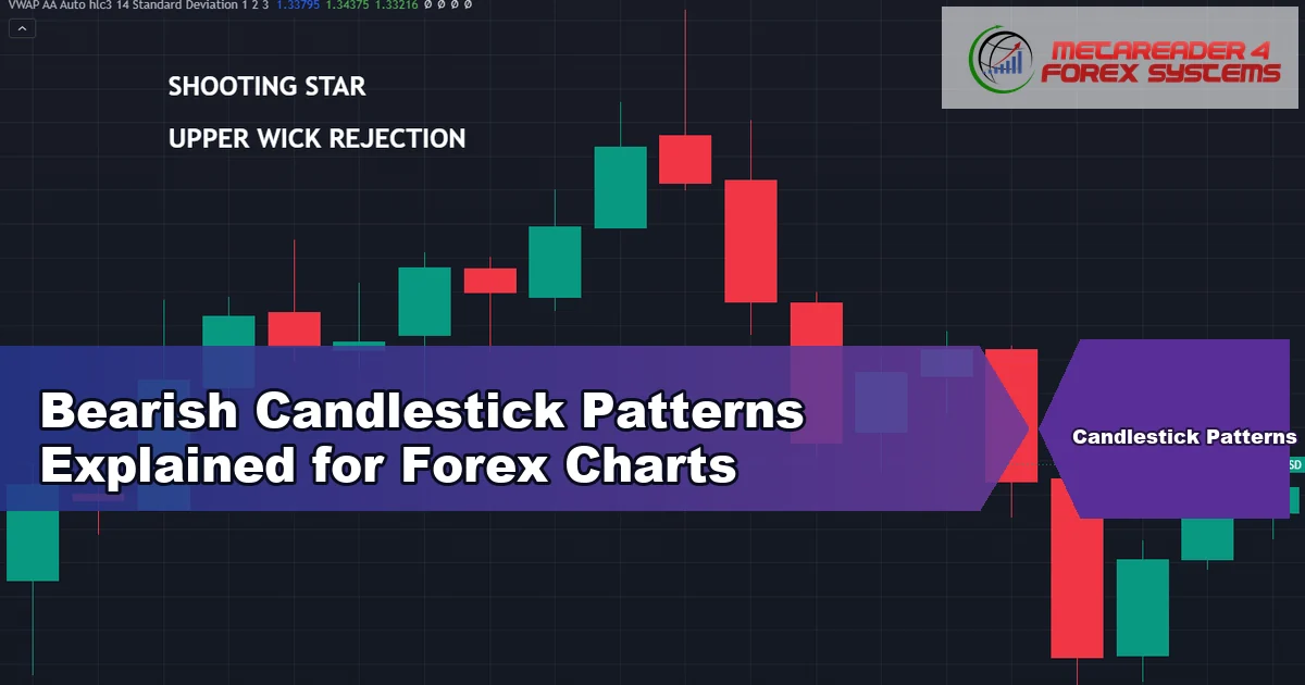 bearish candlestick patterns - Bearish Candlestick Patterns Explained for Forex Charts featured image