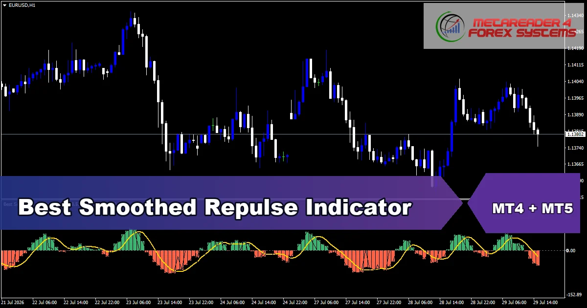 Best Smoothed Repulse Indicator Mt5 - MT4 and MT5 indicator featured image