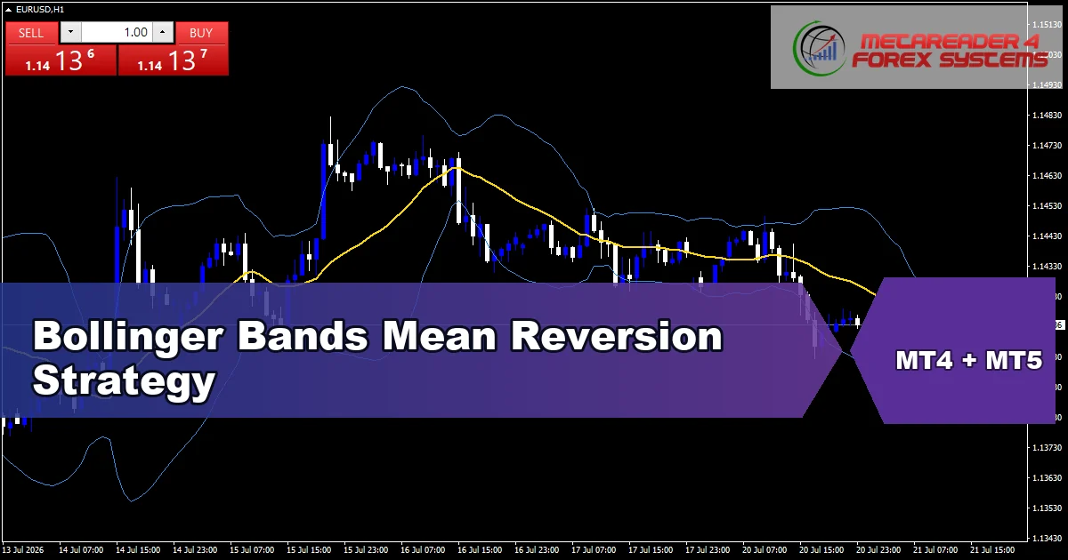 Bollinger Bands Mean Reversion Strategy for on - featured chart
