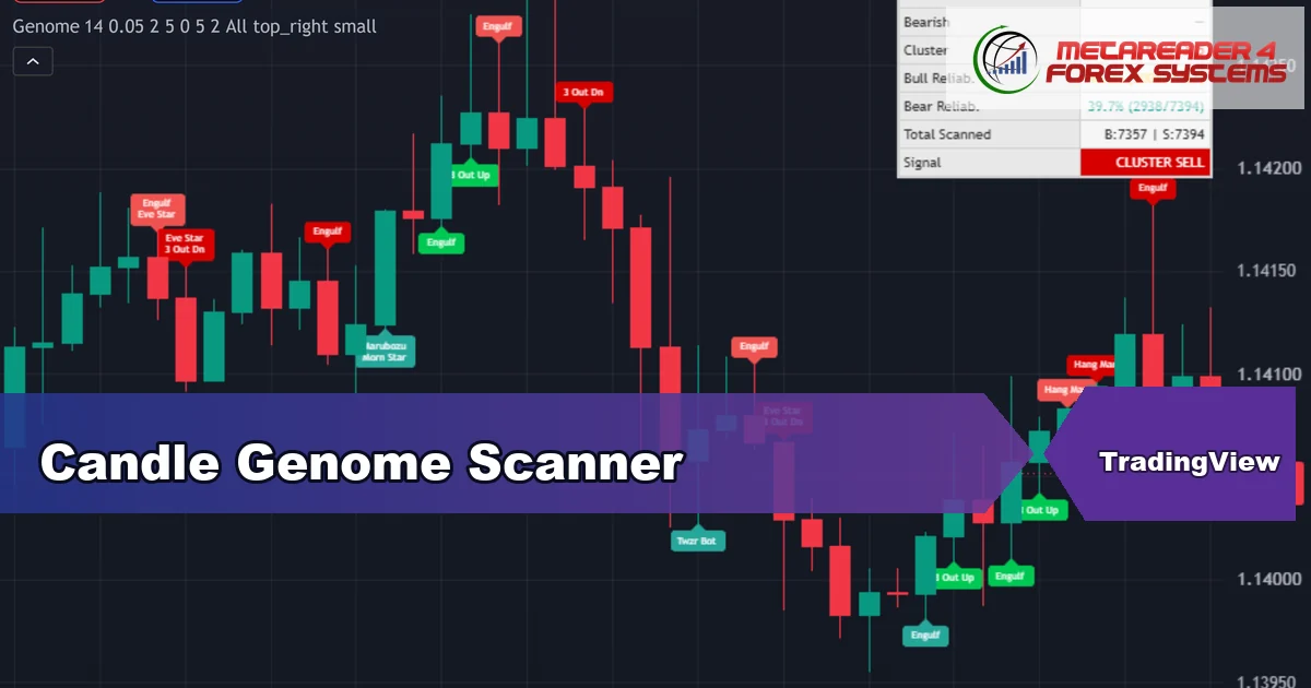 candlestick pattern scanner TradingView - Candle Genome Scanner featured image