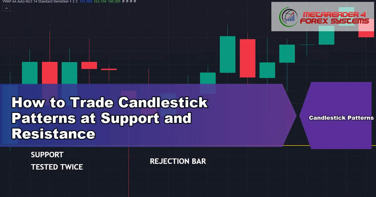 candlestick patterns at support and resistance - How to Trade Candlestick Patterns at Support and Resistance featured image