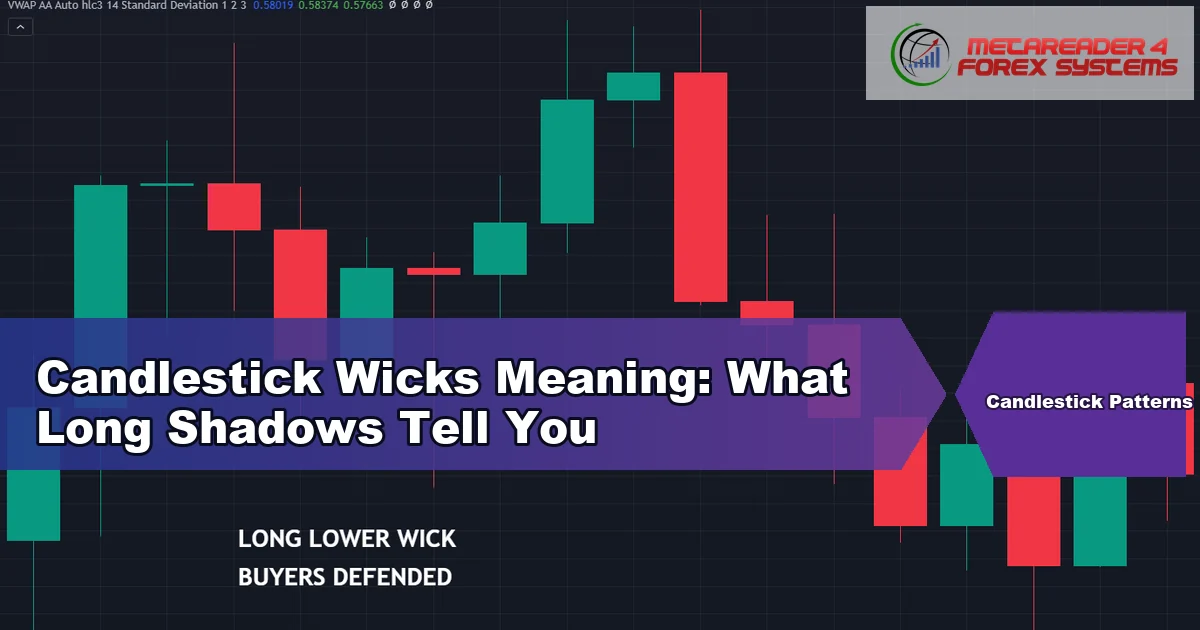 candlestick wicks meaning - Candlestick Wicks Meaning: What Long Shadows Tell You featured image