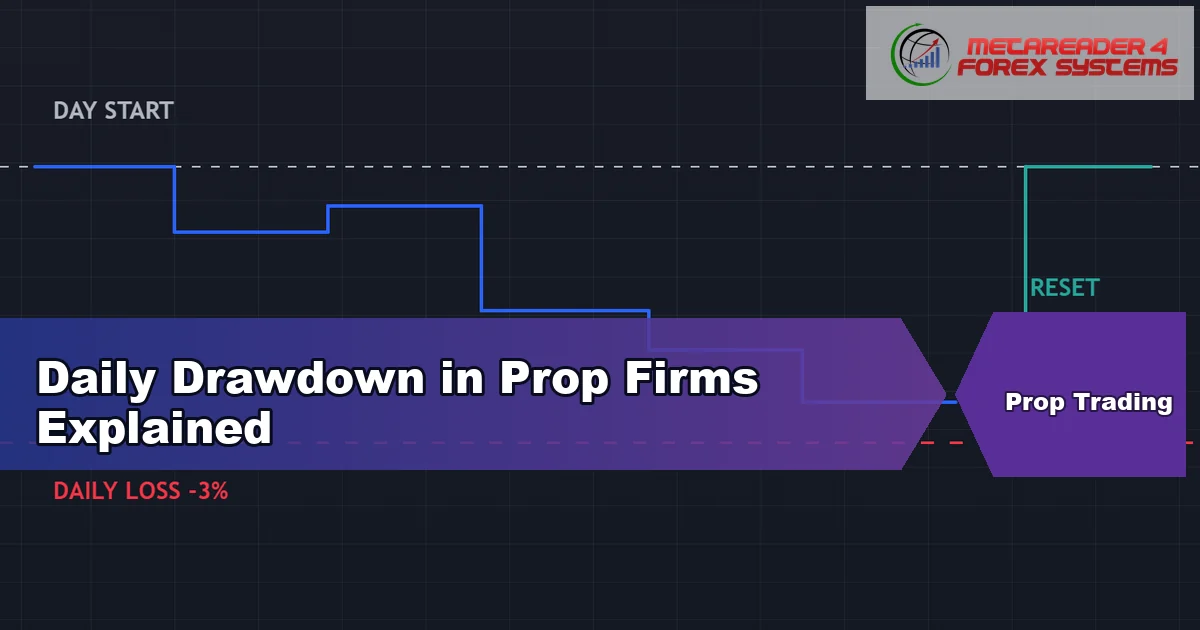 daily drawdown in prop firms - Daily Drawdown in Prop Firms Explained featured image