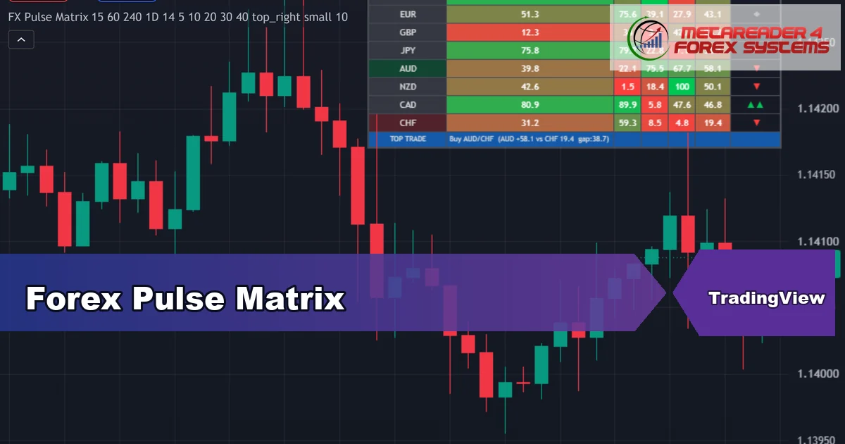 currency strength meter TradingView - Forex Pulse Matrix featured image