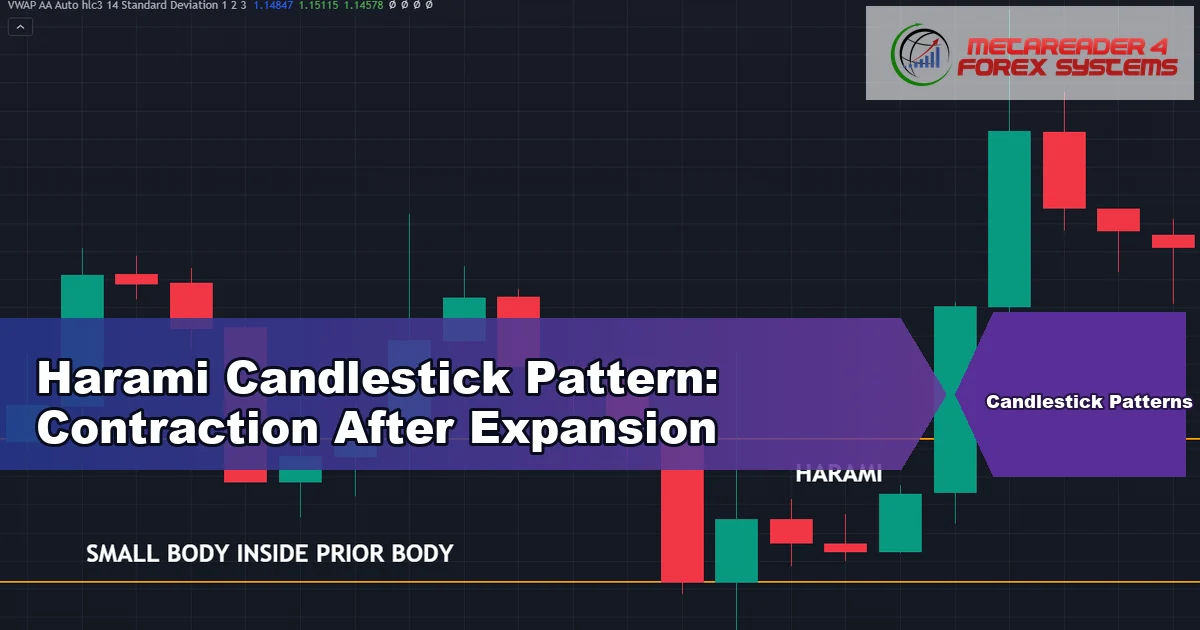 harami candlestick pattern - Harami Candlestick Pattern: Contraction After Expansion featured image