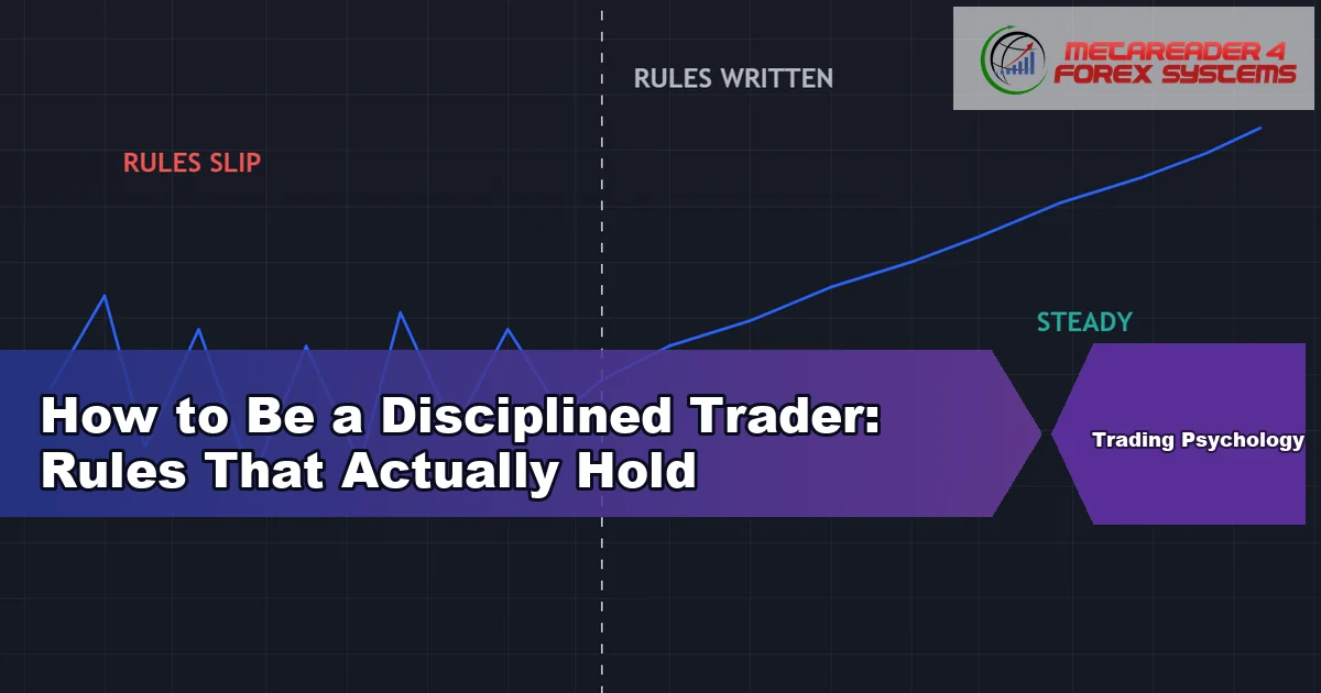 how to be a disciplined trader - How to Be a Disciplined Trader: Rules That Actually Hold featured image