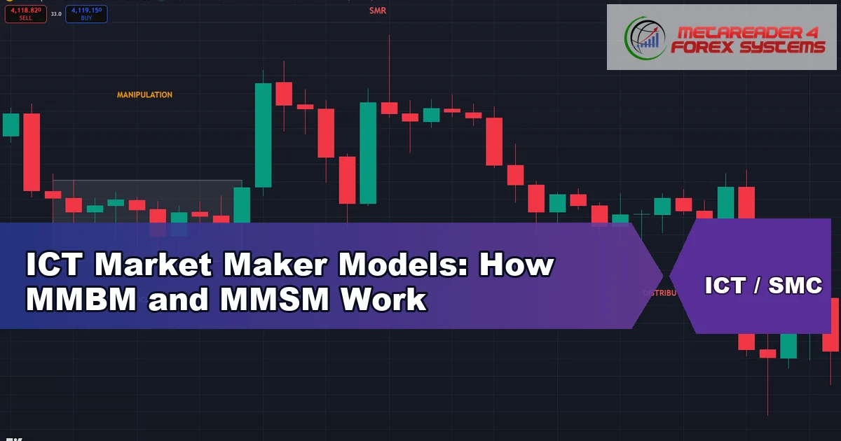 ict market maker models - ICT Market Maker Models: How MMBM and MMSM Work featured image