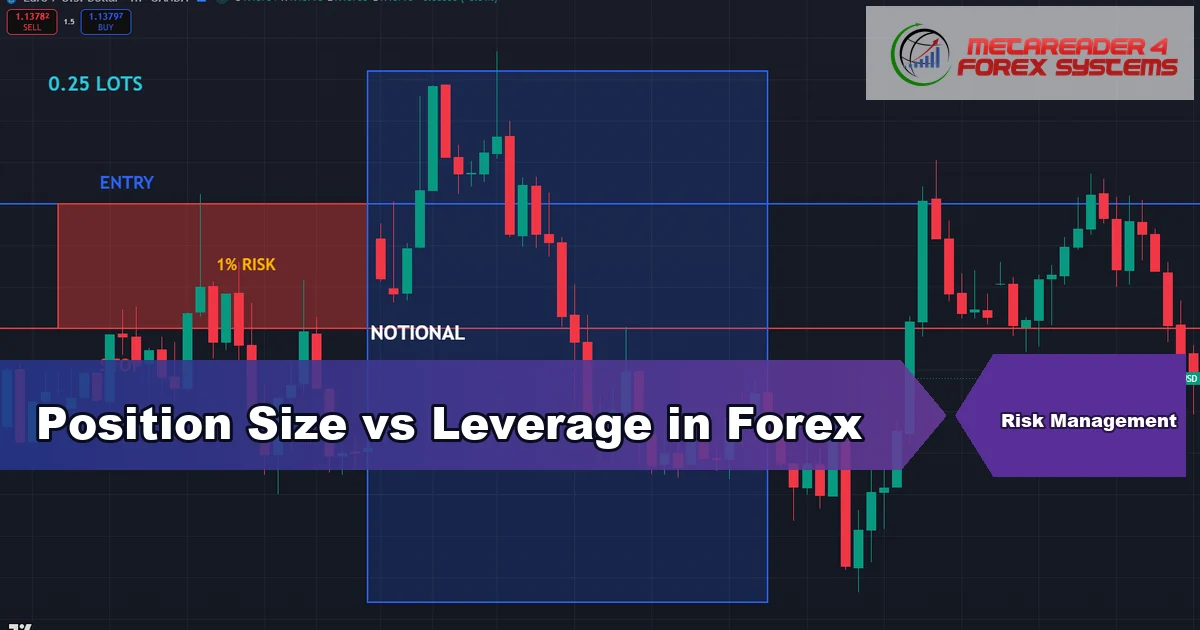 position size vs leverage - Position Size vs Leverage in Forex featured image