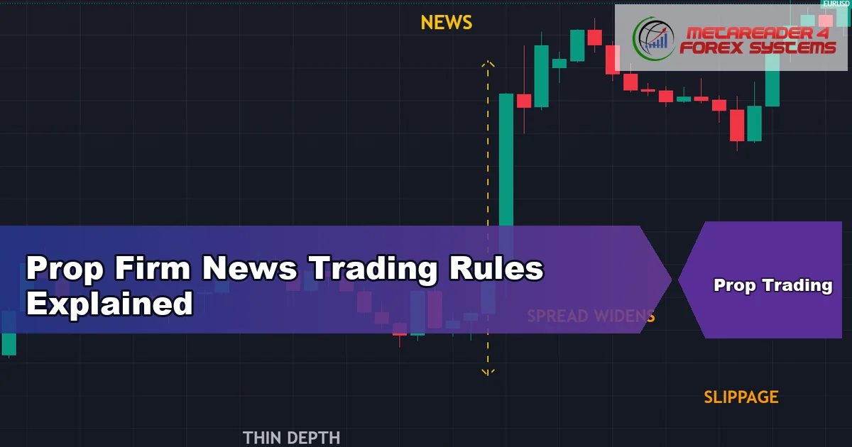 prop firm news trading rules - Prop Firm News Trading Rules Explained featured image