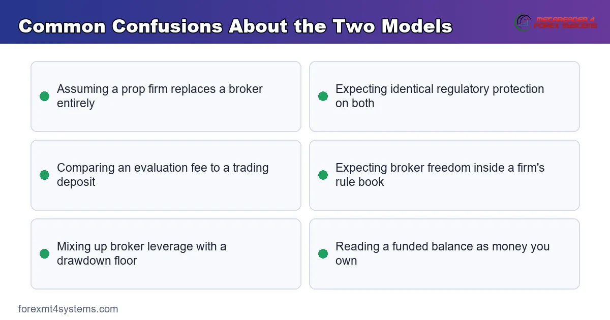 common confusions about the two models, from regulation to who actually holds your money