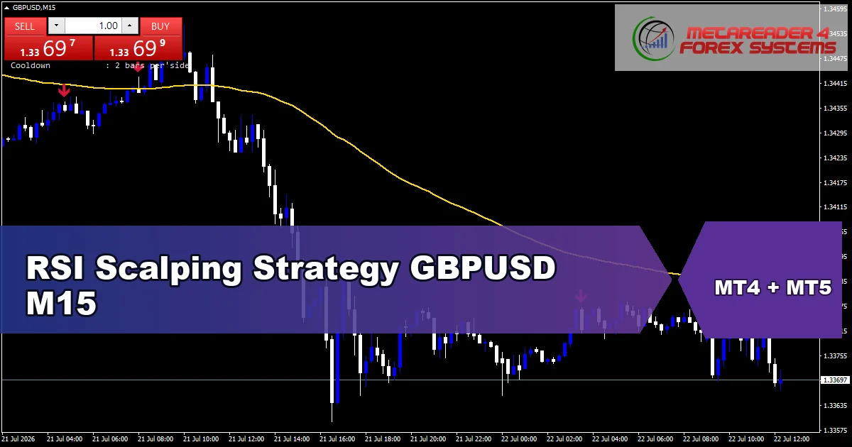 RSI Scalping Strategy for GBPUSD on M15 - featured chart