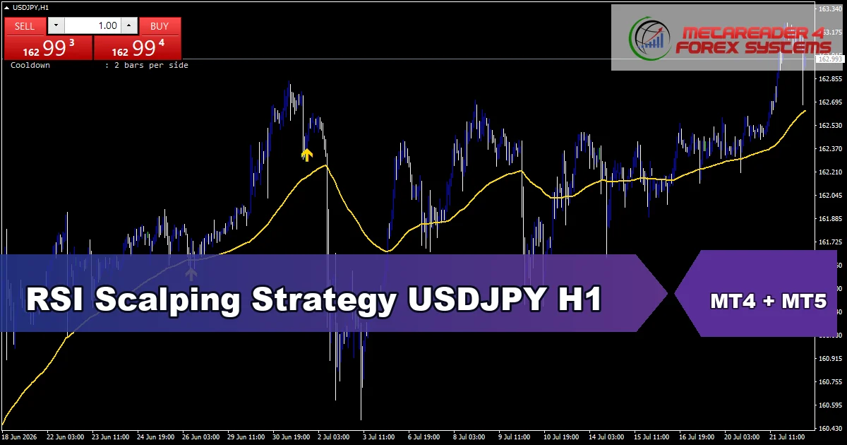 RSI Scalping Strategy for USDJPY on H1 - featured chart