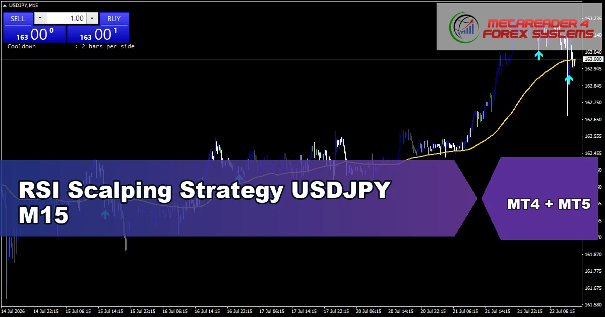 RSI Scalping Strategy for USDJPY on M15 - featured chart