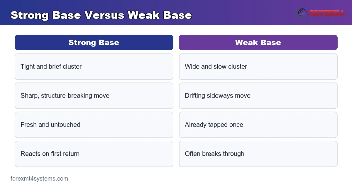 Strong Base Versus Weak Base - Strong Base compared with Weak Base