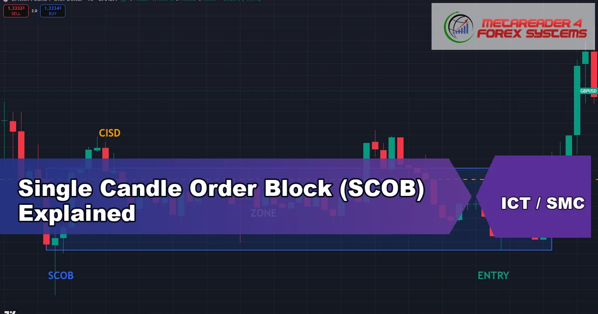 single candle order block - Single Candle Order Block (SCOB) Explained featured image