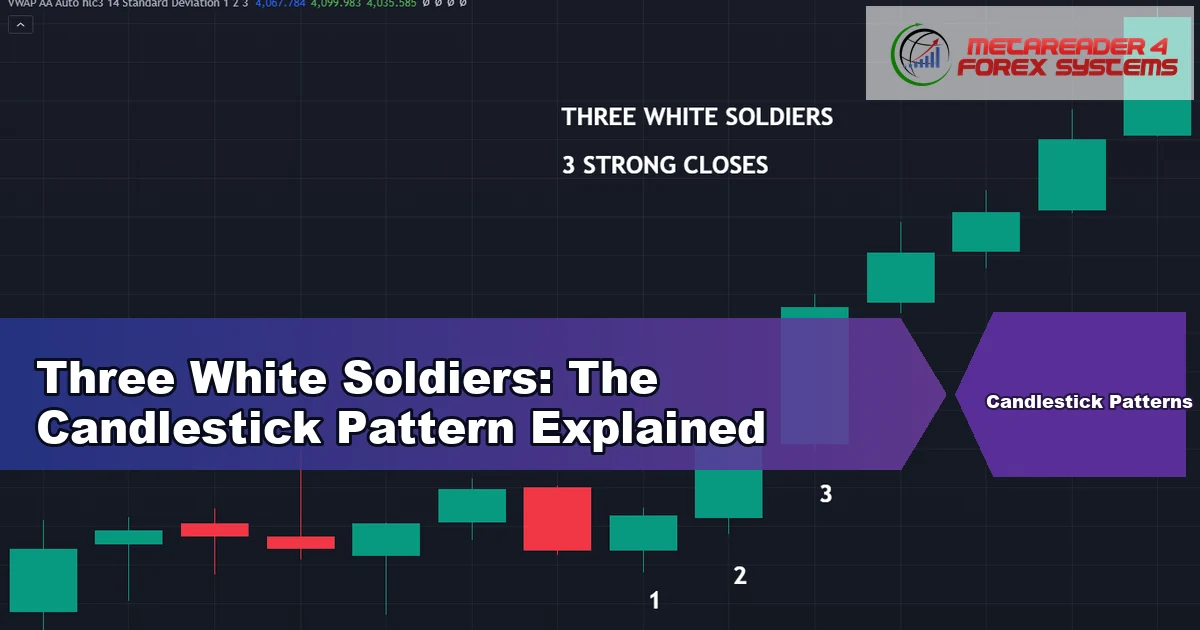 three white soldiers - Three White Soldiers: The Candlestick Pattern Explained featured image