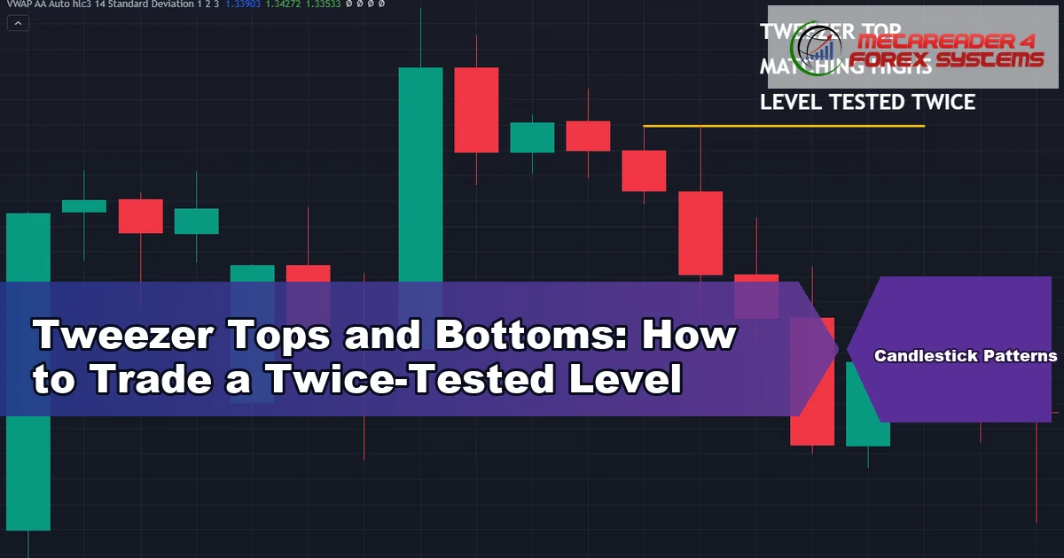 tweezer tops and bottoms - Tweezer Tops and Bottoms: How to Trade a Twice-Tested Level featured image