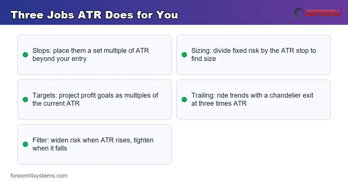 Three Jobs ATR Does for You - key points reference card