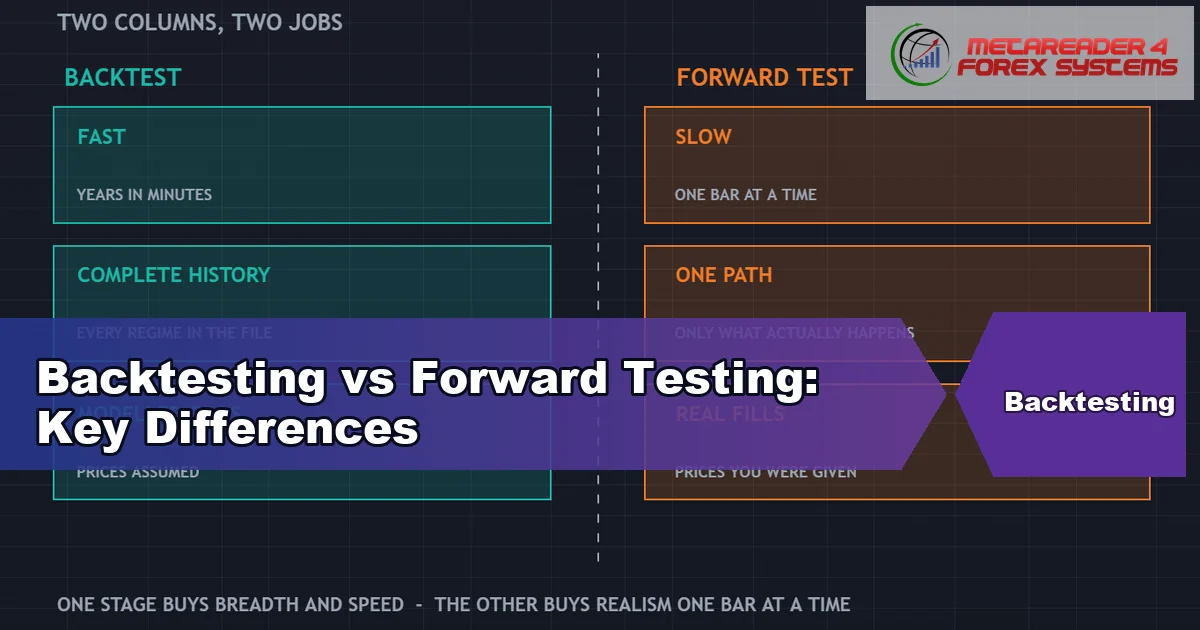backtesting vs forward testing - Backtesting vs Forward Testing: Key Differences featured image