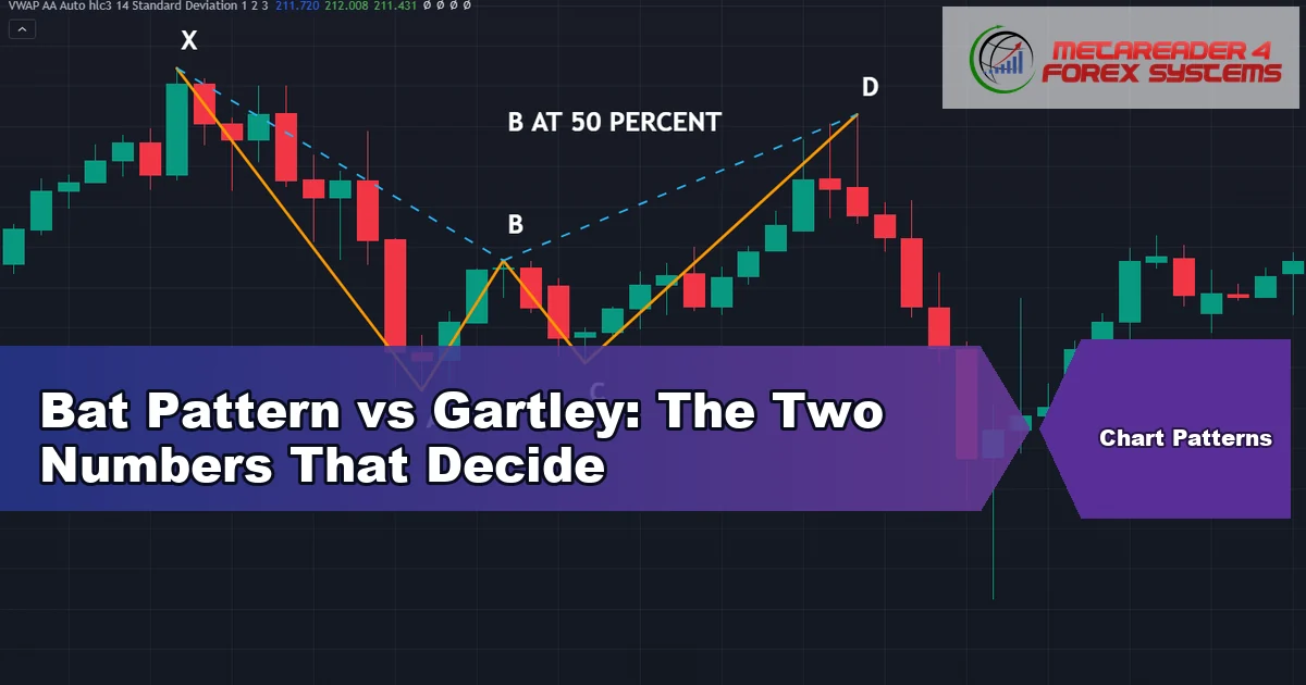 bat pattern vs gartley - Bat Pattern vs Gartley: The Two Numbers That Decide featured image