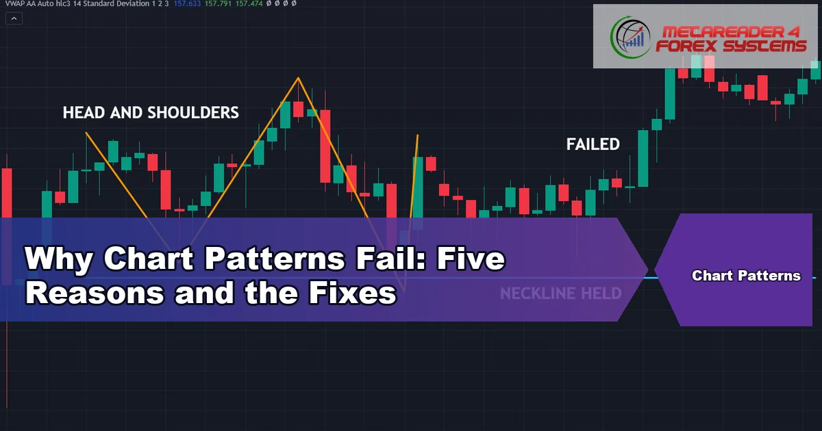 why chart patterns fail - Why Chart Patterns Fail: Five Reasons and the Fixes featured image