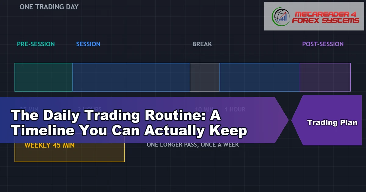 daily trading routine - The Daily Trading Routine: A Timeline You Can Actually Keep featured image