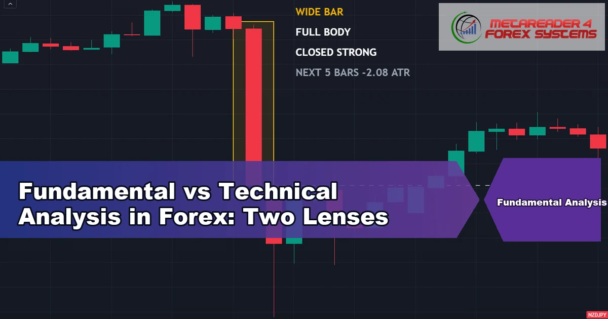 fundamental vs technical analysis in forex - Fundamental vs Technical Analysis in Forex: Two Lenses featured image