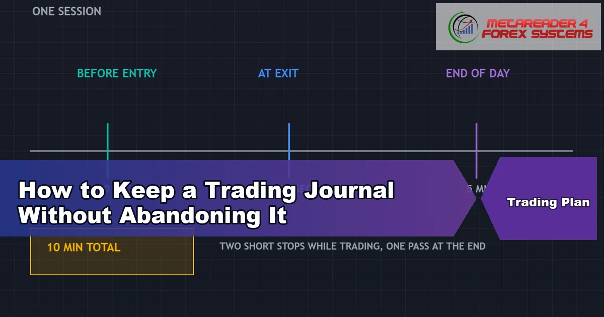 how to keep a trading journal - How to Keep a Trading Journal Without Abandoning It featured image