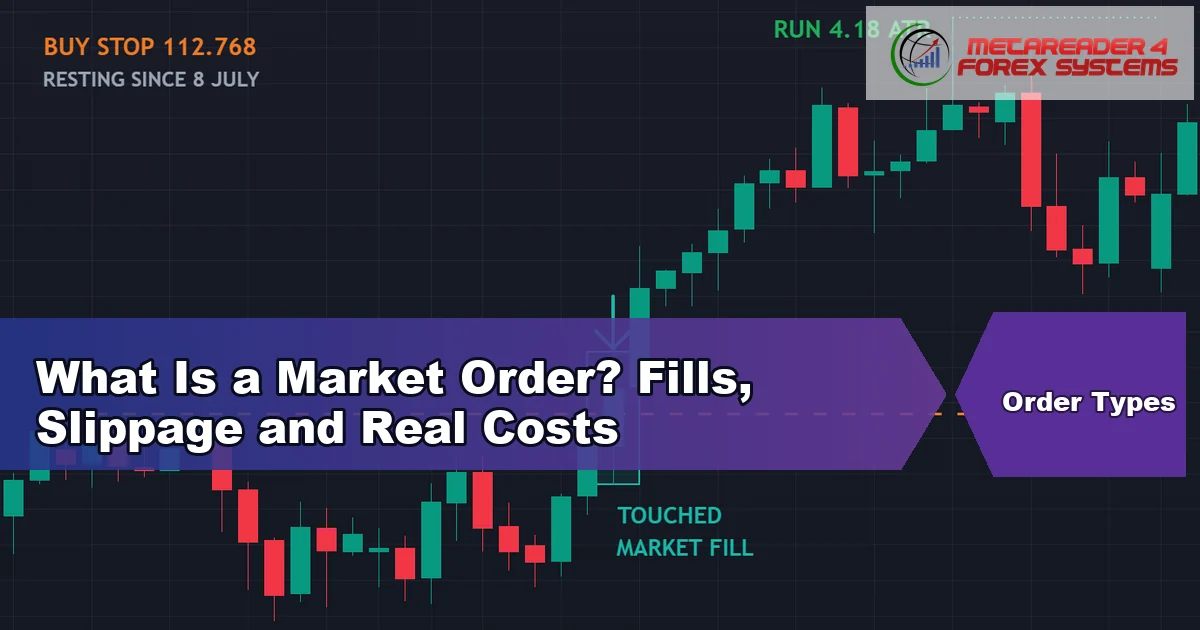 what is a market order - What Is a Market Order? Fills, Slippage and Real Costs featured image