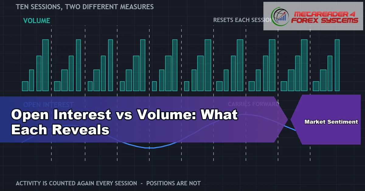 open interest vs volume - Open Interest vs Volume: What Each Reveals featured image