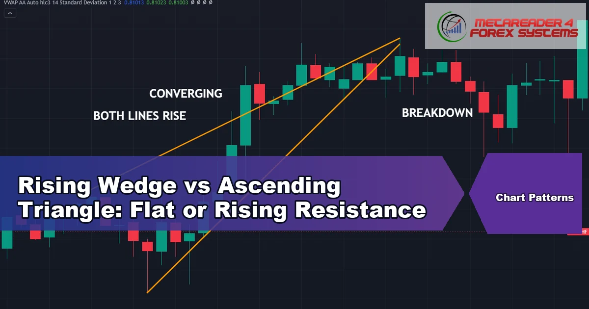 rising wedge vs ascending triangle - Rising Wedge vs Ascending Triangle: Flat or Rising Resistance featured image