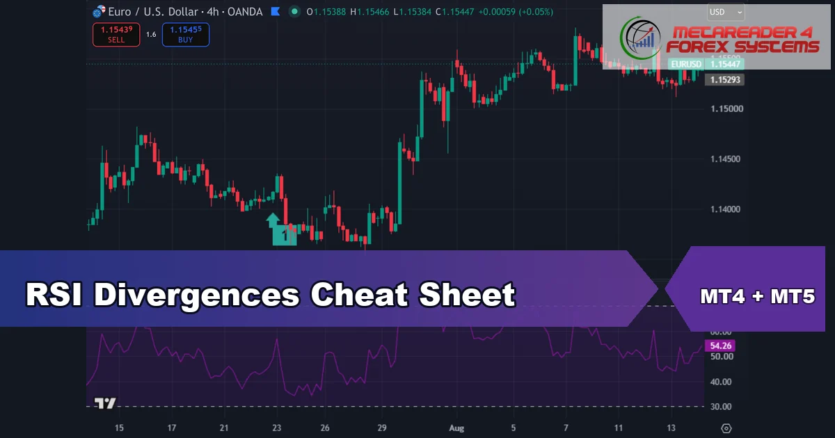 rsi divergences cheat sheet - RSI Divergences Cheat Sheet