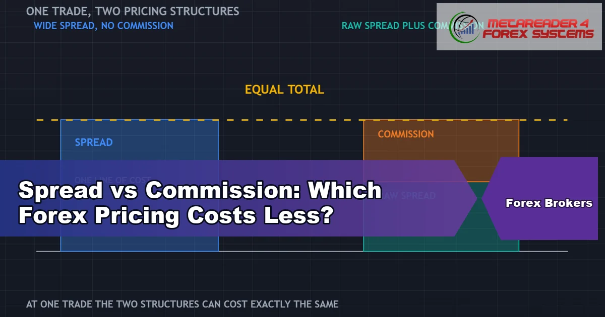 spread vs commission - Spread vs Commission: Which Forex Pricing Costs Less? featured image