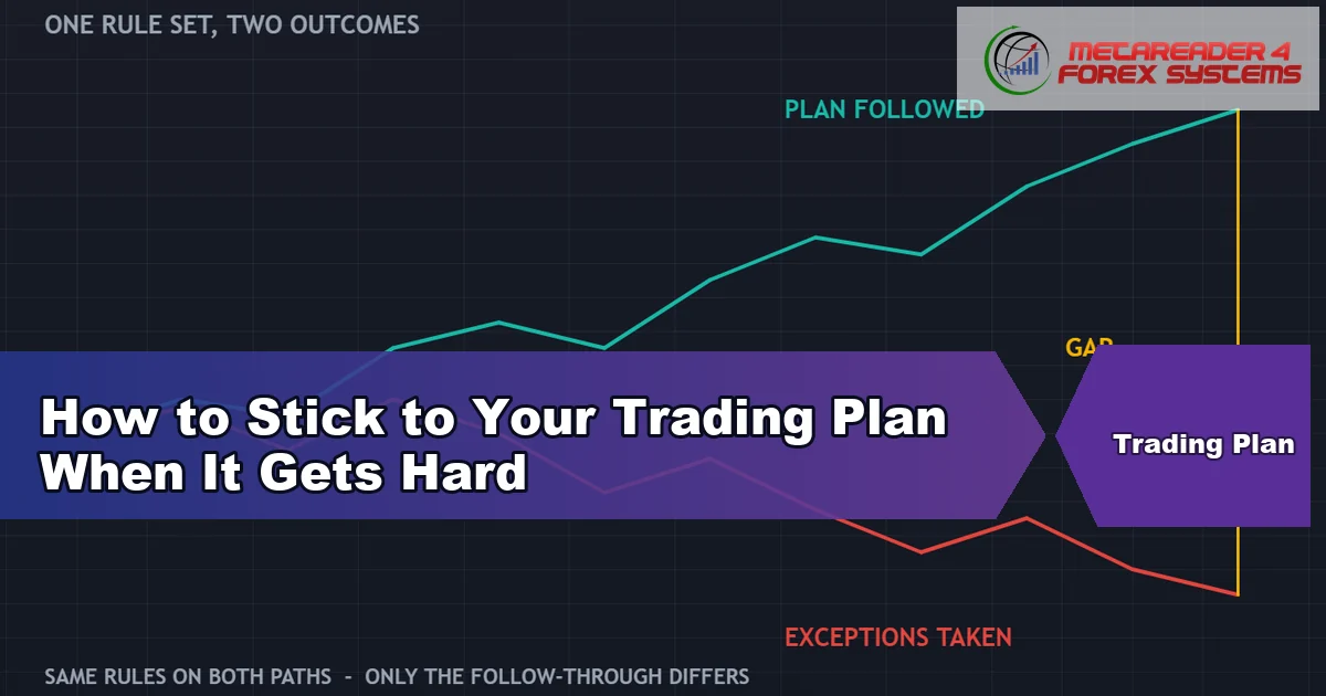 how to stick to your trading plan - How to Stick to Your Trading Plan When It Gets Hard featured image
