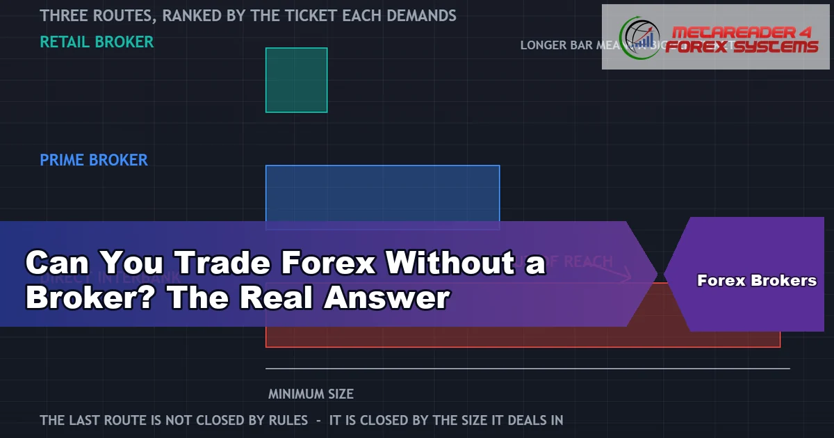 can you trade forex without a broker - Can You Trade Forex Without a Broker? The Real Answer featured image