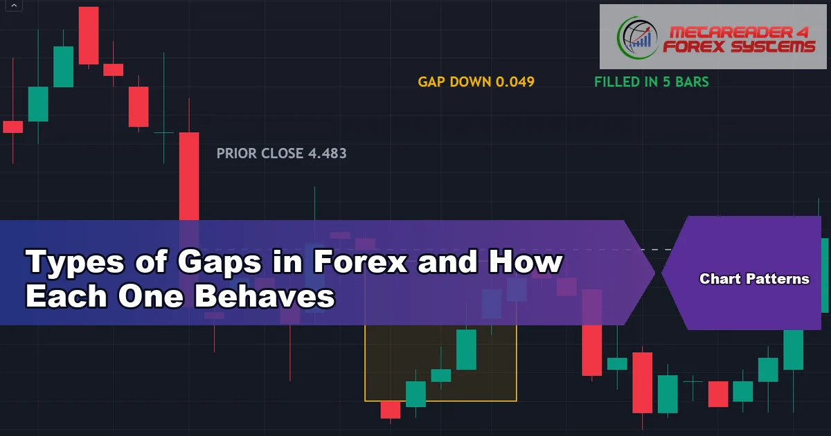 types of gaps in forex - Types of Gaps in Forex and How Each One Behaves featured image