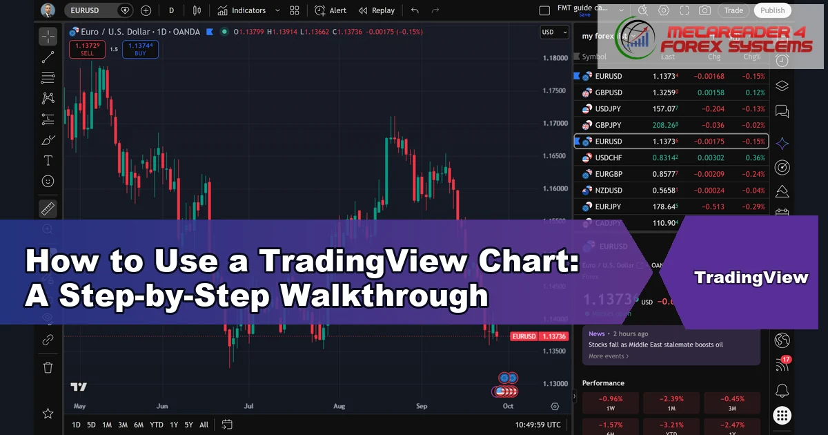 tradingview chart - How to Use a TradingView Chart: A Step-by-Step Walkthrough