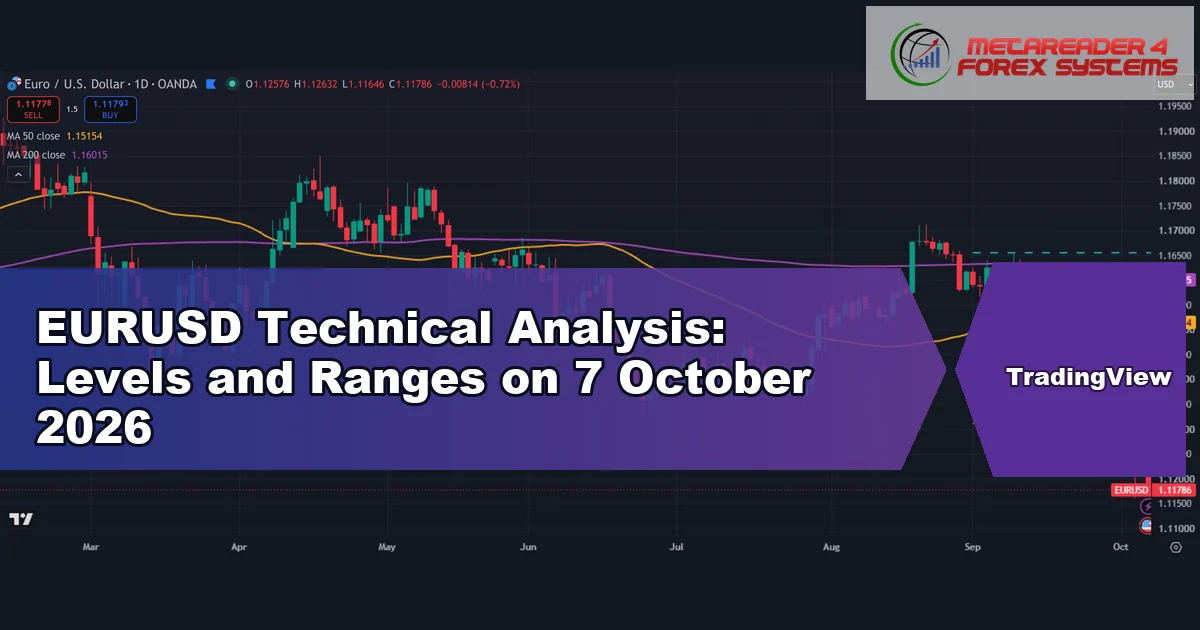eurusd technical analysis - EURUSD Technical Analysis: Levels and Ranges on 7 October 2026