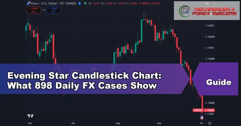 evening star candlestick chart - Evening Star Candlestick Chart: What 898 Daily FX Cases Show