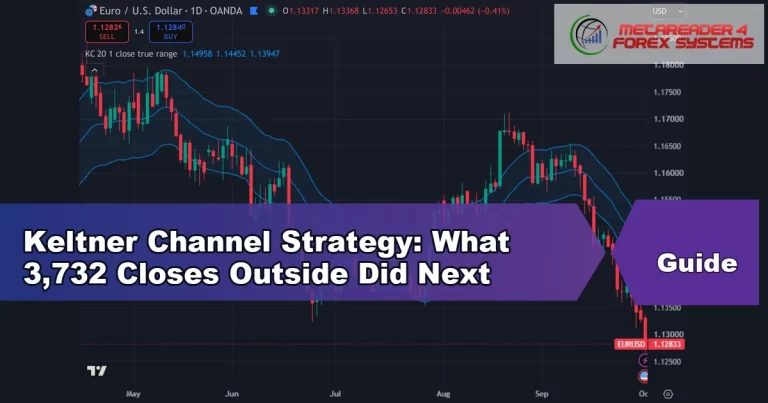 keltner channel strategy - Keltner Channel Strategy: What 3,732 Closes Outside Did Next