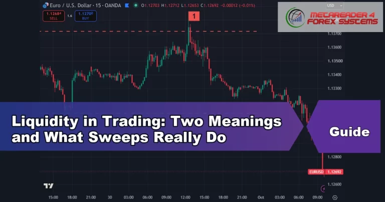 liquidity in trading - Liquidity in Trading: Two Meanings and What Sweeps Really Do