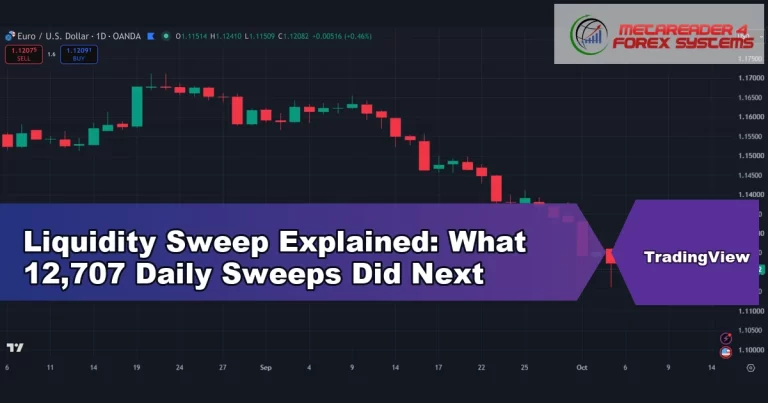 liquidity sweep - Liquidity Sweep Explained: What 12,707 Daily Sweeps Did Next