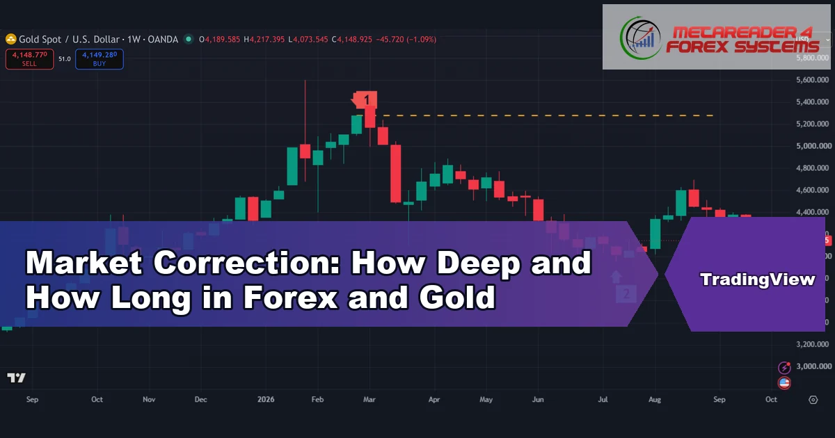 market correction - Market Correction: How Deep and How Long in Forex and Gold