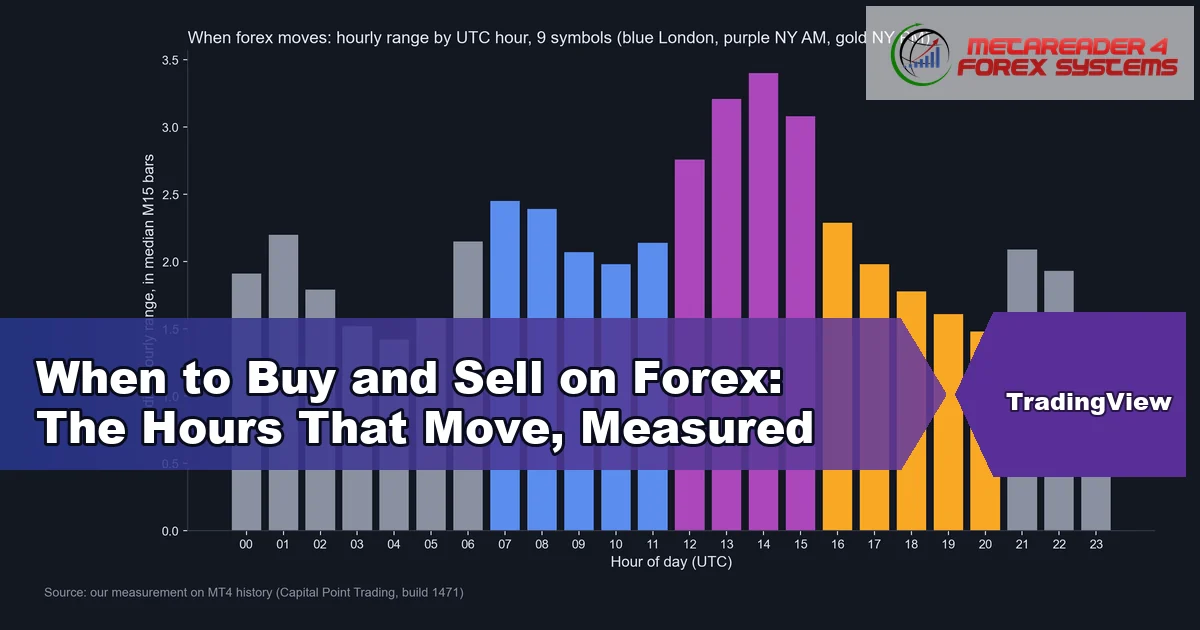 when to buy and sell on forex - When to Buy and Sell on Forex: The Hours That Move, Measured